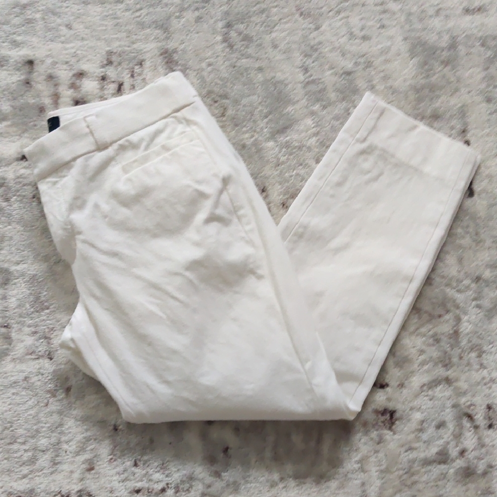 Banana Republic Cream Sloan Crop
